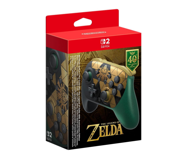 Nintendo Switch 2 Pro Controller - Limited Edition Zelda 40th Anniver - 1597916 - zdjęcie 4